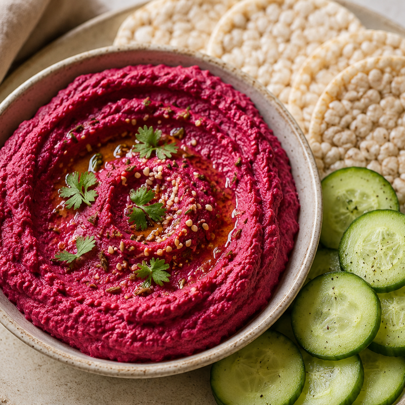 My Favorite Beetroot Hummus Recipe