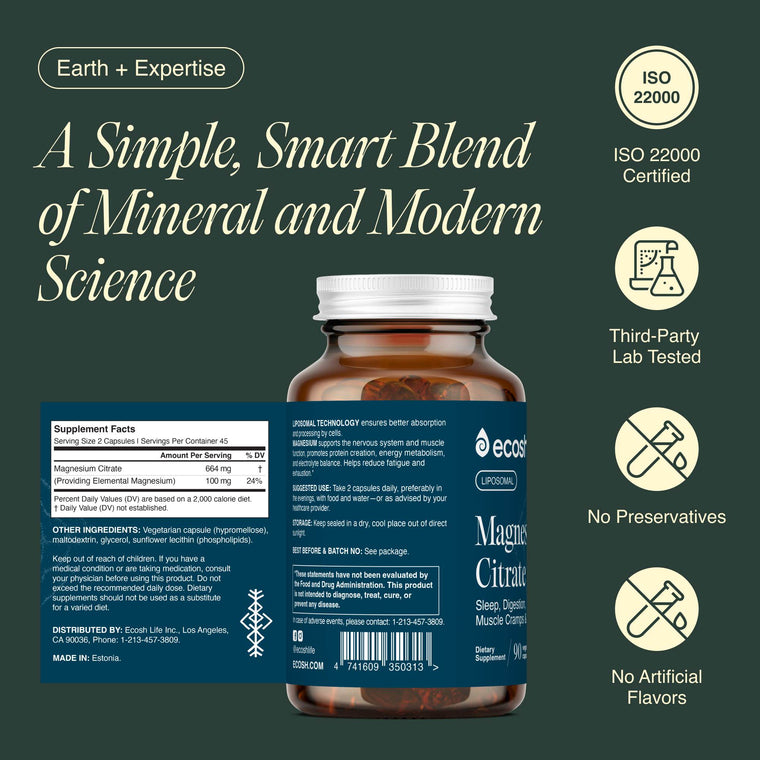 Liposomal Magnesium Citrate