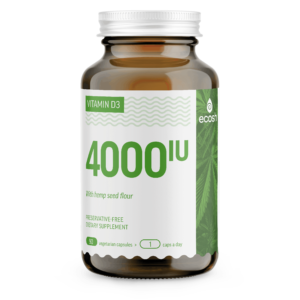Vitamin D3, 4000IU capsules