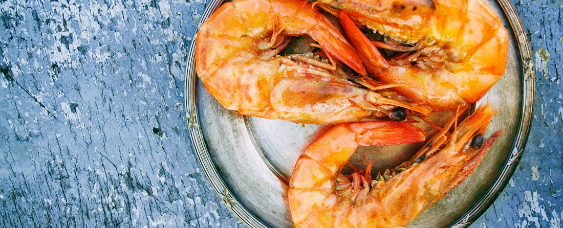 Shrimps are rich in vitamin D