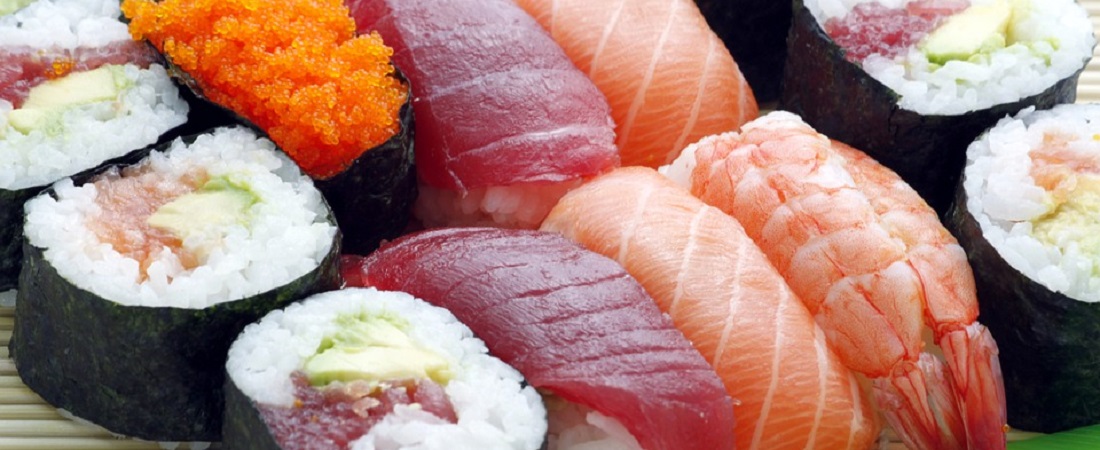 Sushi is rich in vitamin D