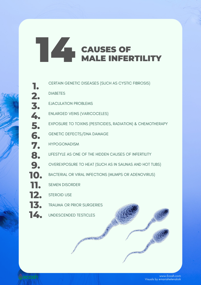 What Are 4 Causes Of Male Infertility Health Blog