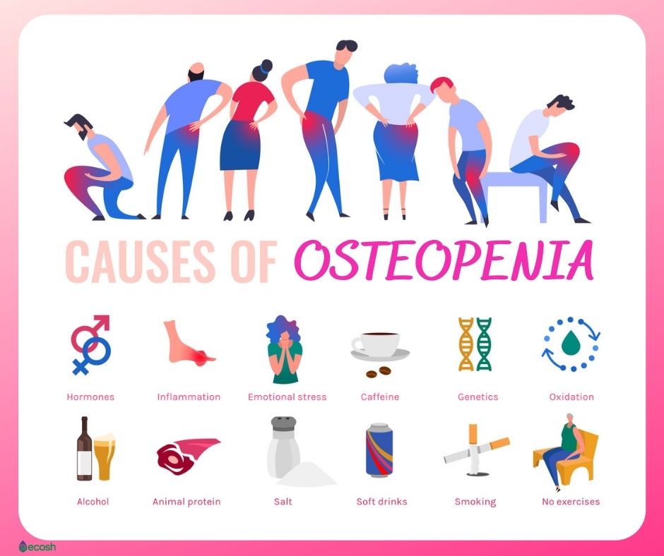 Osteopenia Symptoms Causes Risk Groups Prevention And Treatment Ecosh 